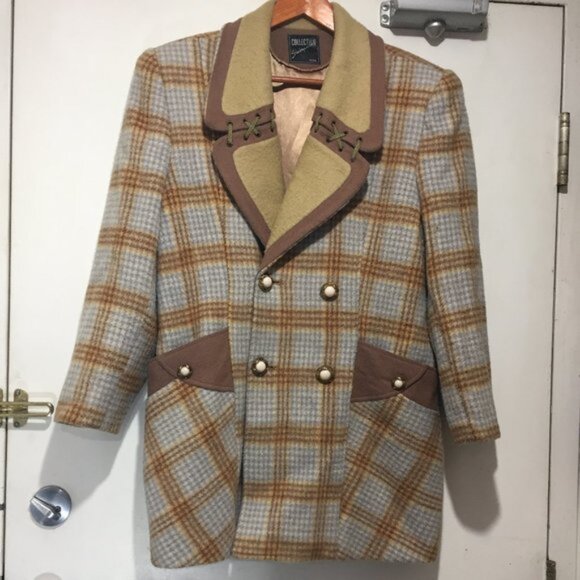 VINTAGE COLLECTION SINEQUANONE WOOL JACKETS SIZE L - Picture 2 of 8